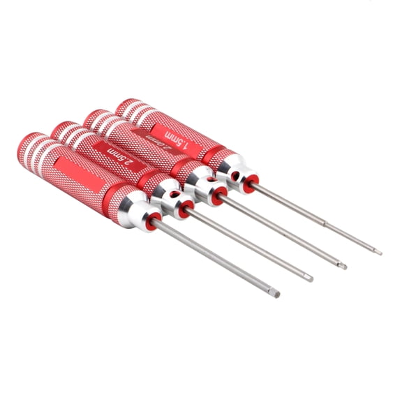 3/2.5/2/1.5 mm Steel Hexagon Screwdriver Not Easy to Rust Strong Mainly Used for Model Aircraft Tool Set