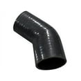 thumbnail image 1 of 3"-2.75" 45 Deg black Silicon Elbow hose reducer for Intercooler pipe, 1 of 1