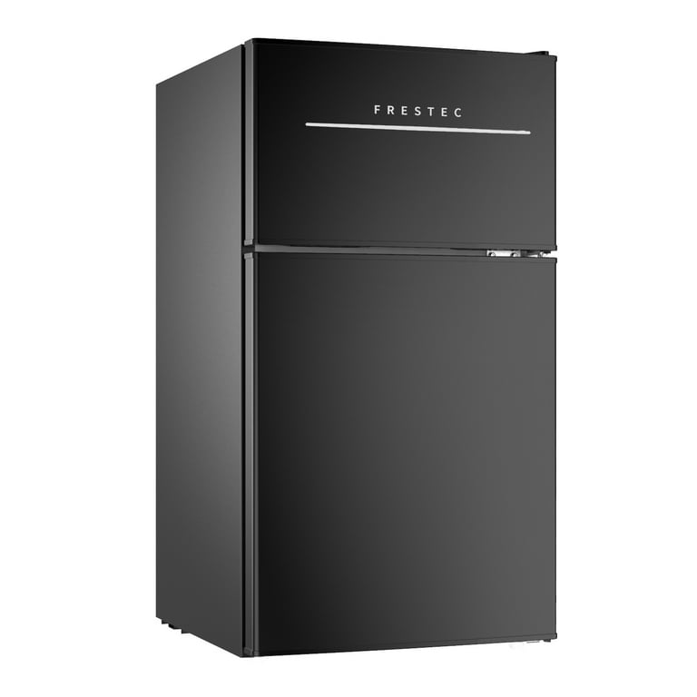 Mini Fridge with Freezer, 3.2 Cu.Ft Mini Refrigerator with 2 Doors, Compact  Small Refrigerator for Dorm, Bedroom, Office, Energy Saving, 37 dB Low