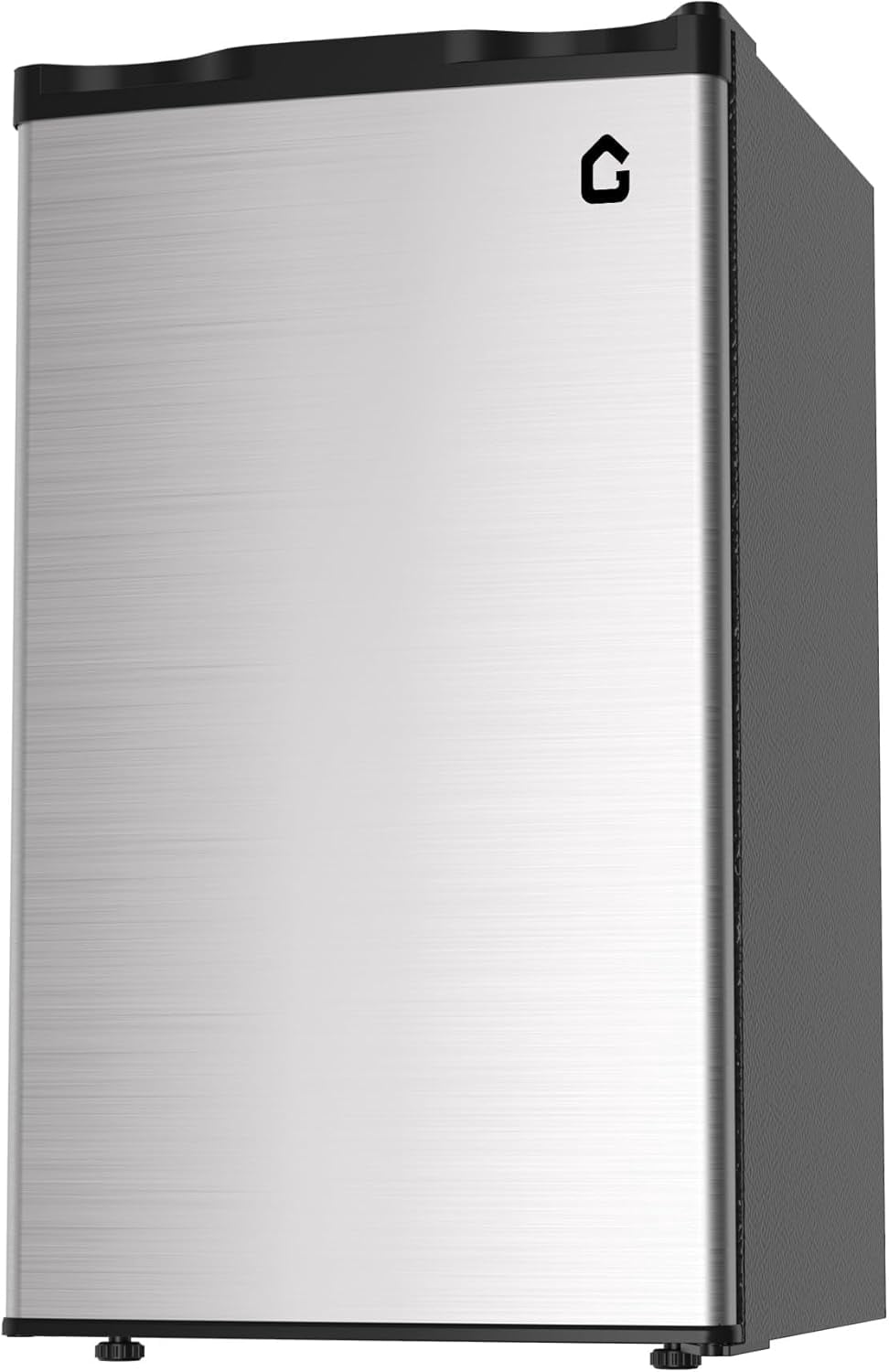 3.2 Cu.Ft Mini Fridge With Freezer, Energy-Efficient Dorm Fridge Compact Refrigerator With Reversible Door and Adjustable Thermostat.