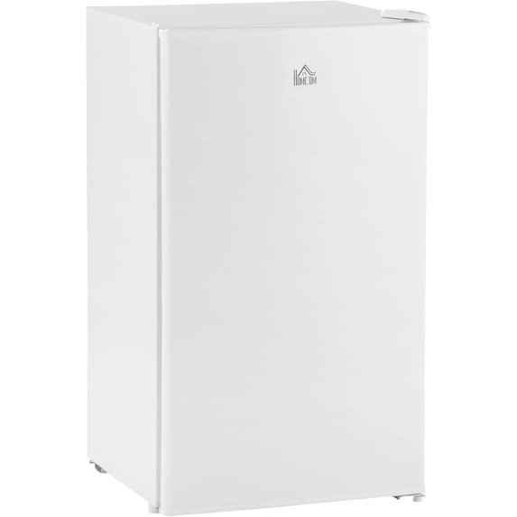 View of 3.2 Cu.Ft Mini Fridge with Freezer, Compact Refrigerator for Bedroom ...