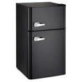 3.2 Cu.Ft Mini fridge with Freezer, Double Door Compact Refrigerator