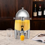 3.2 Gallon 12L Stainless Steel Coffee Chafer Urn, Dual Heating Hot Beverage Dispenser, Adjustable Temp Electric & Alcohol Heating Drink Dispenser for Coffee Juice Tea Catering Party Buffet Home Use