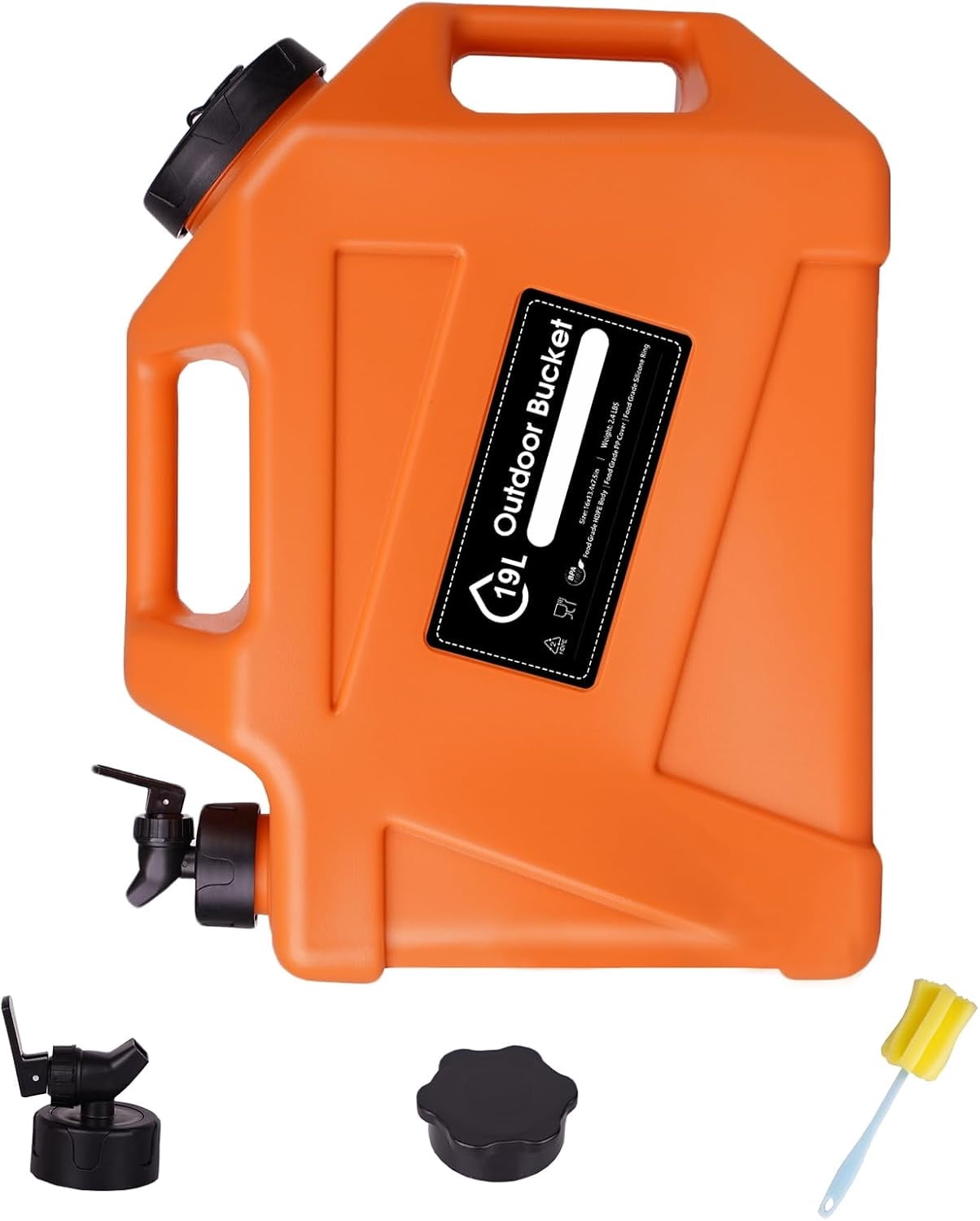 Portable Water Jugs Storage Stackable API Kirk Containers 5 Gallon ...