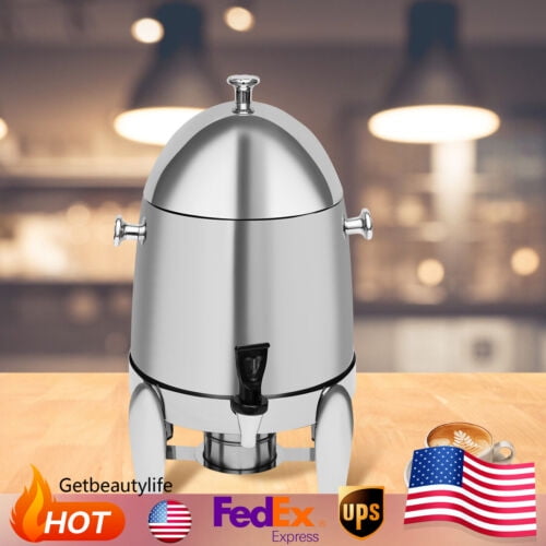 3.2 Gallon Commercial Juice Dispenser Cold Hot Beverage Ice Drink Dispenser
