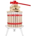 thumbnail image 1 of 3.2 Gallon Fruit Apple Wine Press - 100% Nature/Healthy Apple & Grape & Berries Crusher Manual Juice Maker, Solid Wood Basket with 6 Blocks (LFGB Certified, Heavy Duty), 1 of 6