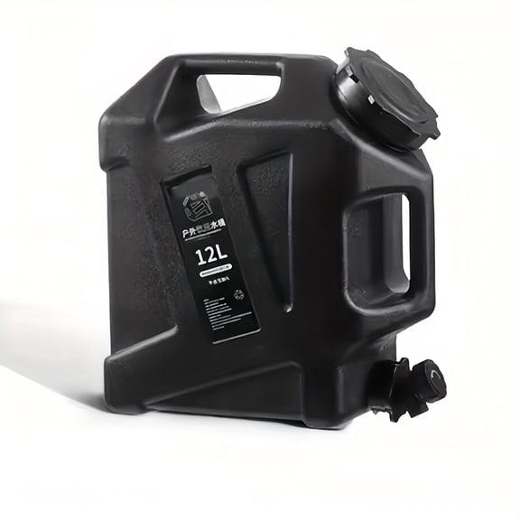 3.2 Gallon Portable Water Tank With Faucet - BPA-Free, Military Green, Ideal For Camping & Hiking, Durable & Leakproof, Emergency Water Storage, Outdoor Multipurpose