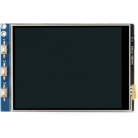 3.2 Inch Resistive Touch Screen Display 320x240 SPI Interface for Development Boards and Microcontroller Projects SKU-9201