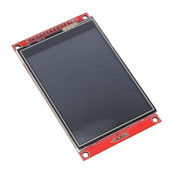 3.2 Inch TFT with Touch LCD Module 240X320 DOTS Interface SPI Driver IC ILI9341,1 x 3.2-inch display 1 x touch pen (color random, Cannot be chosen the specific color.),red