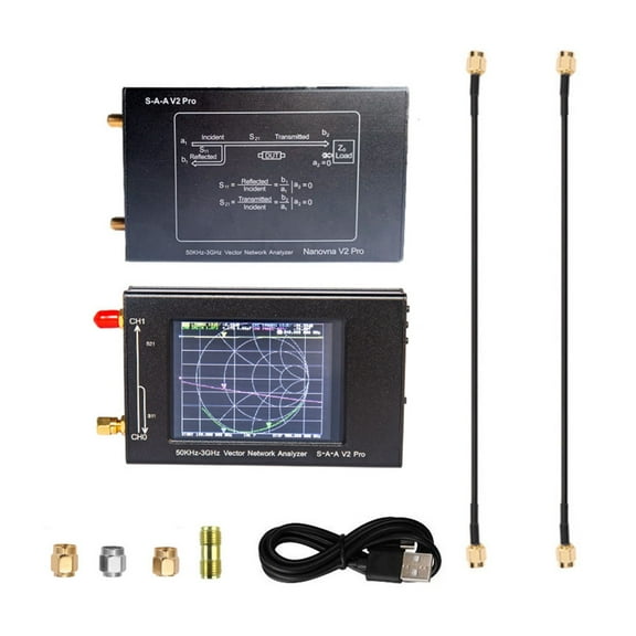 3.2 Inch Vector Network Analyzer S-A-A V2Pro. Support 50KHz~3GHz Antenna Network Analyzer ,Easy to Operate