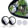 thumbnail image 1 of 2Pcs Panoramic Convex Rear View Mirror - 360 Degree Adjustable Round Blind Spot Mirror - HD Wide Angle Auxiliary Safety Mirror for Car Truck SUV - Easy Stick On Installation, 1 of 9