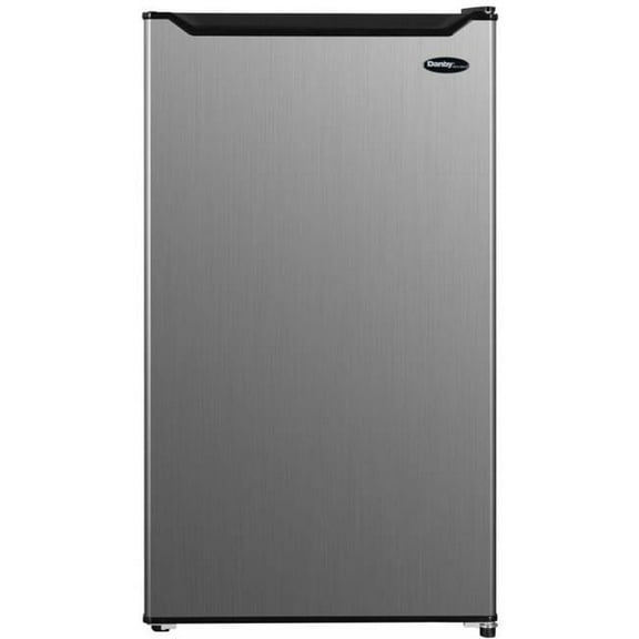 3.2 cu. ft. Compact Refrigerator - Stainless Steel