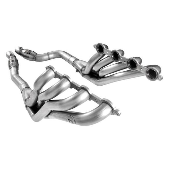 3-2 in. Headers Primaries High-Flow Cats Leads X-Pipe for 2009-2015 Cadillac CTS-V