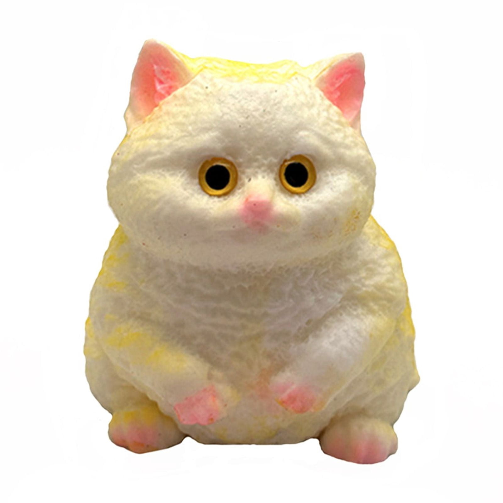 Image showcasing 3.23”Kitten Soft Toys,Squeeze Cute Cat Stress Relief Toys,Fidget Toys ...