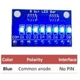 324V 8 Bit Blue/Red Common anode/cathode LED indicator Module