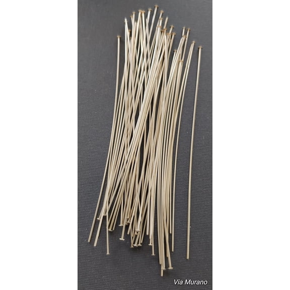 3" 24g Sterling Silver Wire Wrapper Eye Pins (Pack 50). Use them in conjunction with our Snapeez Jump Rings The Ultra Secure | No Solder Jump Ring. Made in USA.