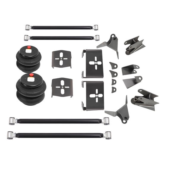3.25" Axle Air Ride Kit Triangulated 4 Link Air Bags Suspension Kit Brackets