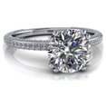 thumbnail image 1 of 3.25 Ct Stunning Round Diamond Wedding Rings For Women Solid 14K White Gold Size 3, 1 of 6