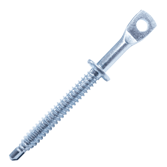 3.25" Eye Lag Self tapping Drilling point Screw Zinc (Qty 1000)