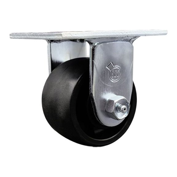 3.25 Inch Glass Filled Nylon Wheel Rigid Caster with Ball Bearing Service Caster
