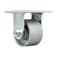thumbnail image 1 of 3.25 Inch Semi Steel Wheel Rigid Caster with Ball Bearing Service Caster Brand, 1 of 2