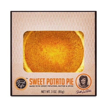Patti's LaBelle Better Life 4inch Sweet Potato Mini Pie, 3.25oz, 1 Count, Baked, Shelf Stable, Creamy Filling and Flaky Crust