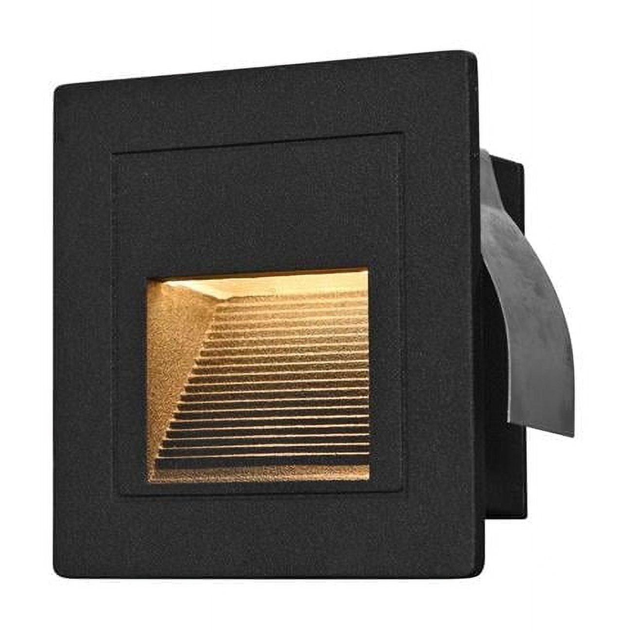 Matte Black Aluminum LED Outdoor Step Light