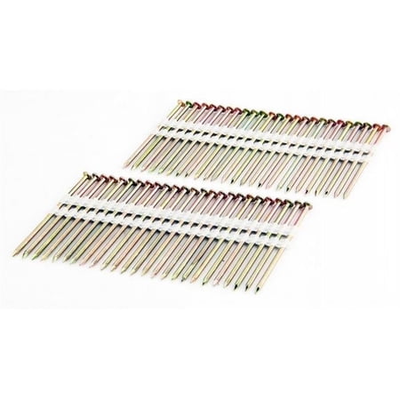 3 .25 in. Coated - Plastic Collated - Galvanized Ring Shank - .131 in. 2K Color Box