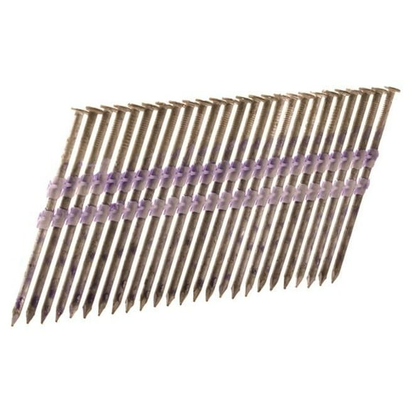 3.25 in. Plastic Strip Framing Nails 21 deg Smooth Shank - Pack of 1000