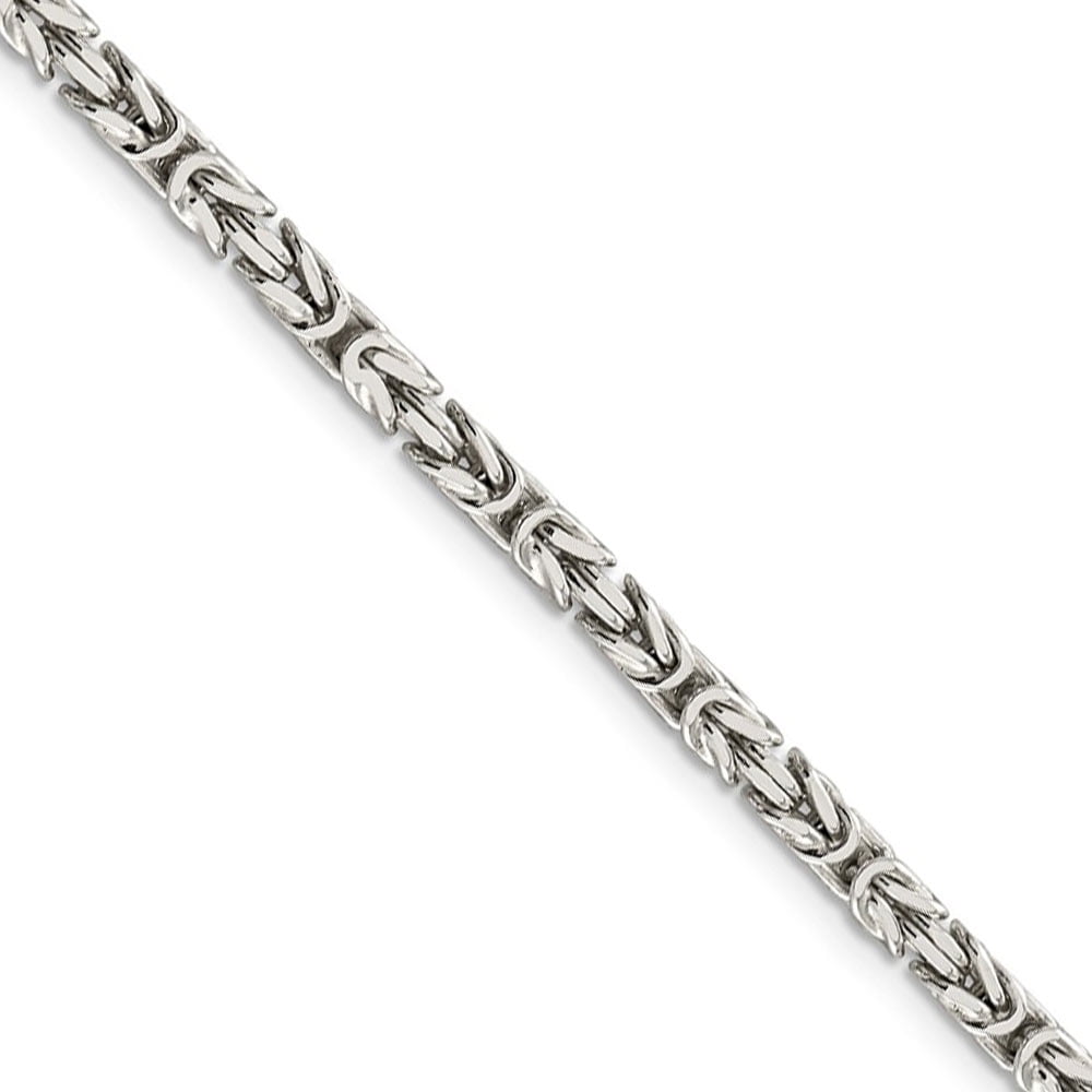 White gold byzantine chain online