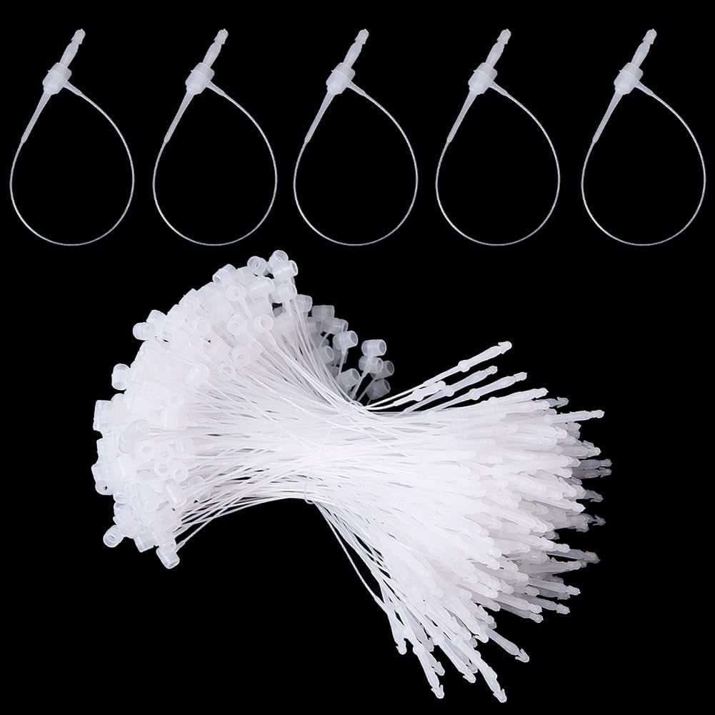 3.26 Inch 2000Pcs Plastic Fasteners Hang Tags White Snap Lock Pins ...