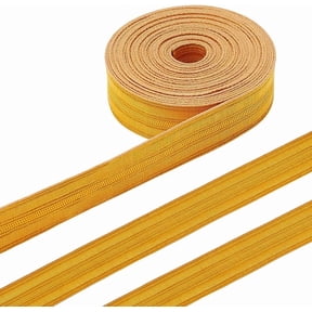 3.28 Yards Gold Military Bullion Braid Ribbon 5/8 inch Wide Double Stripe Braid Trim Decorative Metallic Woven Ribbon for Cuff Decor Gift Wrapping Uniform Pillow Curtain Gold