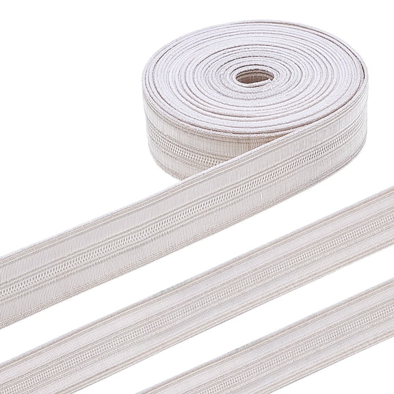 3.28 Yards White Military Bullion Braid Ribbon 5/8 inch Wide Double Stripe Braid Trim Decorative Metallic Woven Ribbon DIY