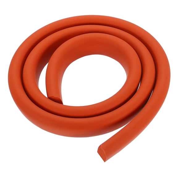 3.28 ft Foam Backer Rod, 0.47" x 0.79" D-shaped Solid Joint Filler, Foam Seal Strip for Caulk Saver, Rope Caulk Cement Crack Filler, Red