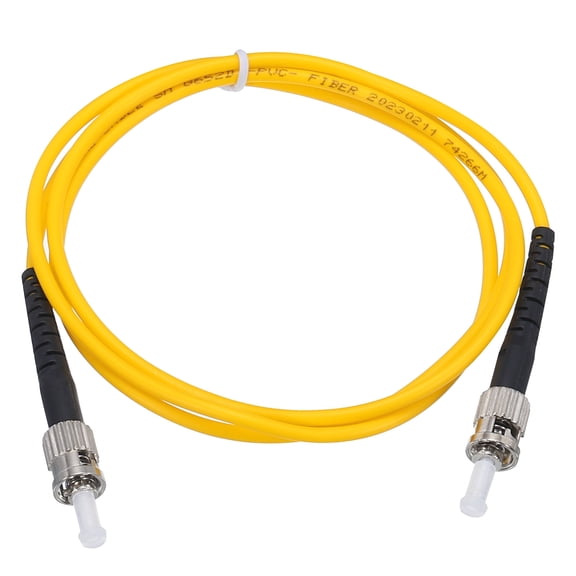 3.28Ft Single-mode Simplex Fiber Optic Patch Cable ST to ST for Router Switches Transceivers