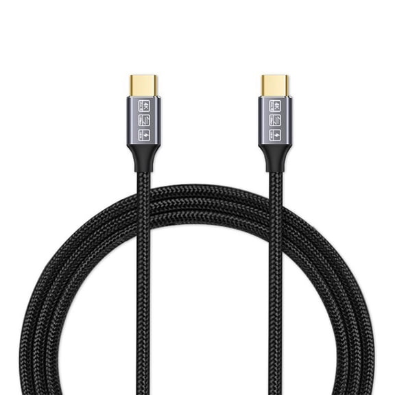 3.28ft/1m USB 3.1 To Type C 10GB 100W High-Speed Transmission DATA Cable 4K HD USB Braided Cord For PHONE Audio Video HD Projection Type-C
