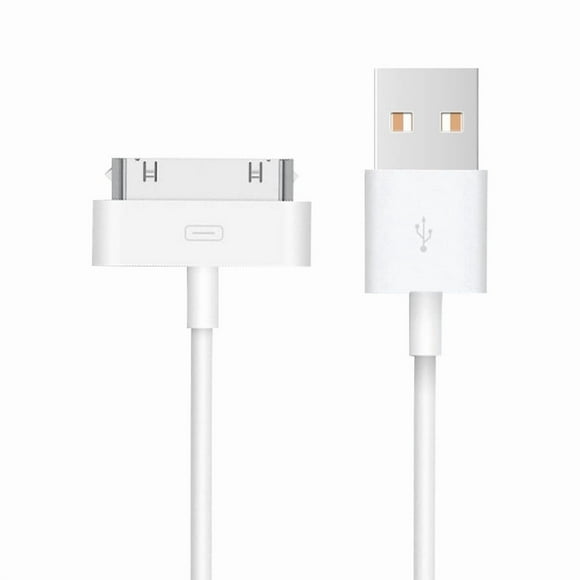 3.28ft USB Cable Compatible iPhone 4/4S, iPad 1/2/3, iPod Nano/Touch,Wide Port Durable Cable with Fast Charging