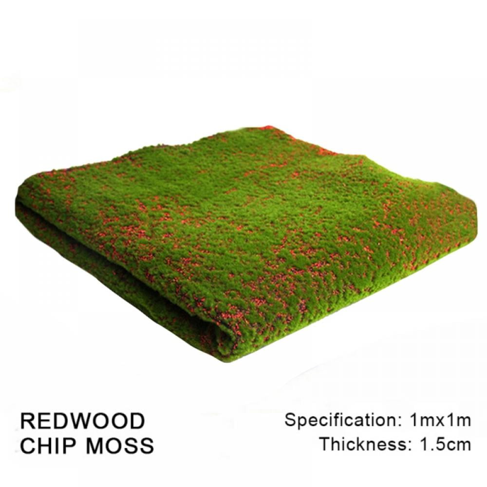 3.28x3.28 ft Artificial Grass Rug Fake Moss Grass Turf DIY Turf ...
