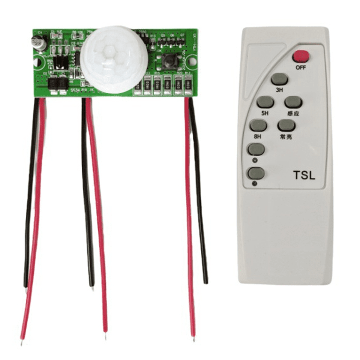 3.2V 3.7V Solar Lamp Board Solar Light Circuit Board Infrared Human ...
