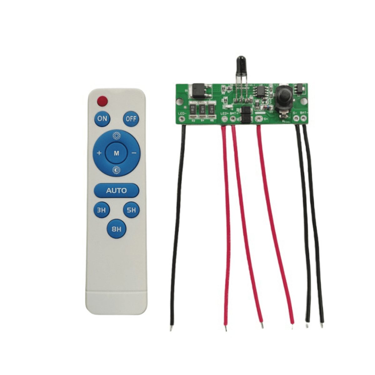 3.2V 3.7V Solar Street Light Control Panel Circuit Board with Remote ...