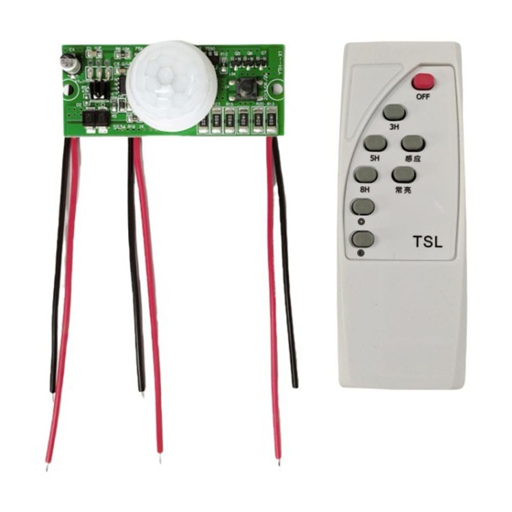 3.2V3.7V soldered infrared human body induction solar light circuit ...
