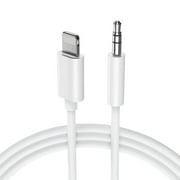 Auxiliary Cable 3.5mm Car Aux Audio Cable Adapter for iPhone 11/12/13Pro Max mini