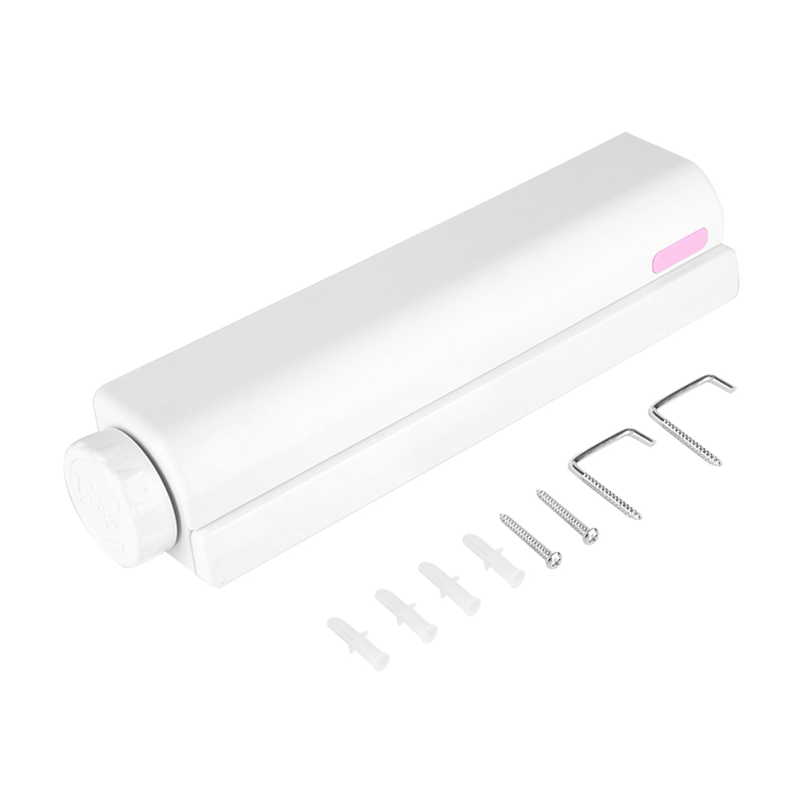 3.2m 4 Lines Retractable Clothes Airer Indoor Wall Mounted Laundry Washing Line Drying Rack