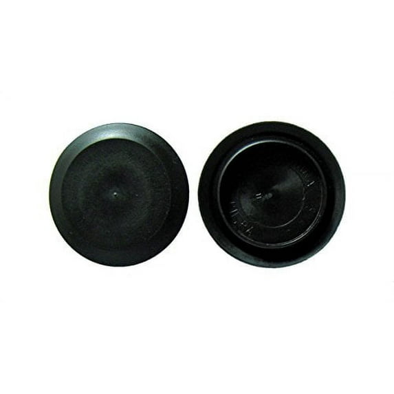 3 3.0 inch Flush Mount Black Plastic Body and Sheet Metal Hole Plug Qty 5 by Caplugs