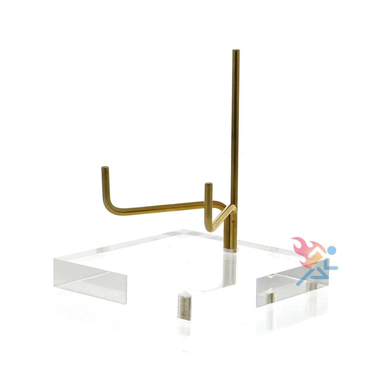 3-3/4" Adjustable Metal Arm Display Stand Easel with Acrylic Base