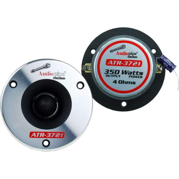 2) Audiopipe ATR-3721 3.75" 350W Titanium Super Car Pro Tweeter Audio ATR3731