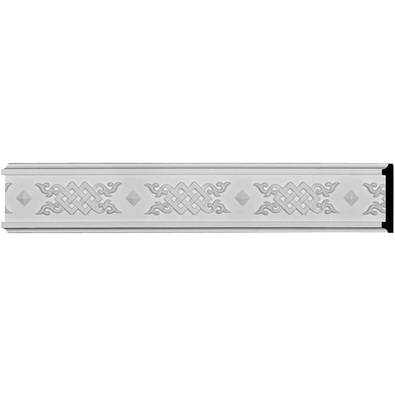 Woven White Polyurethane Decorative Chair Rail Moulding