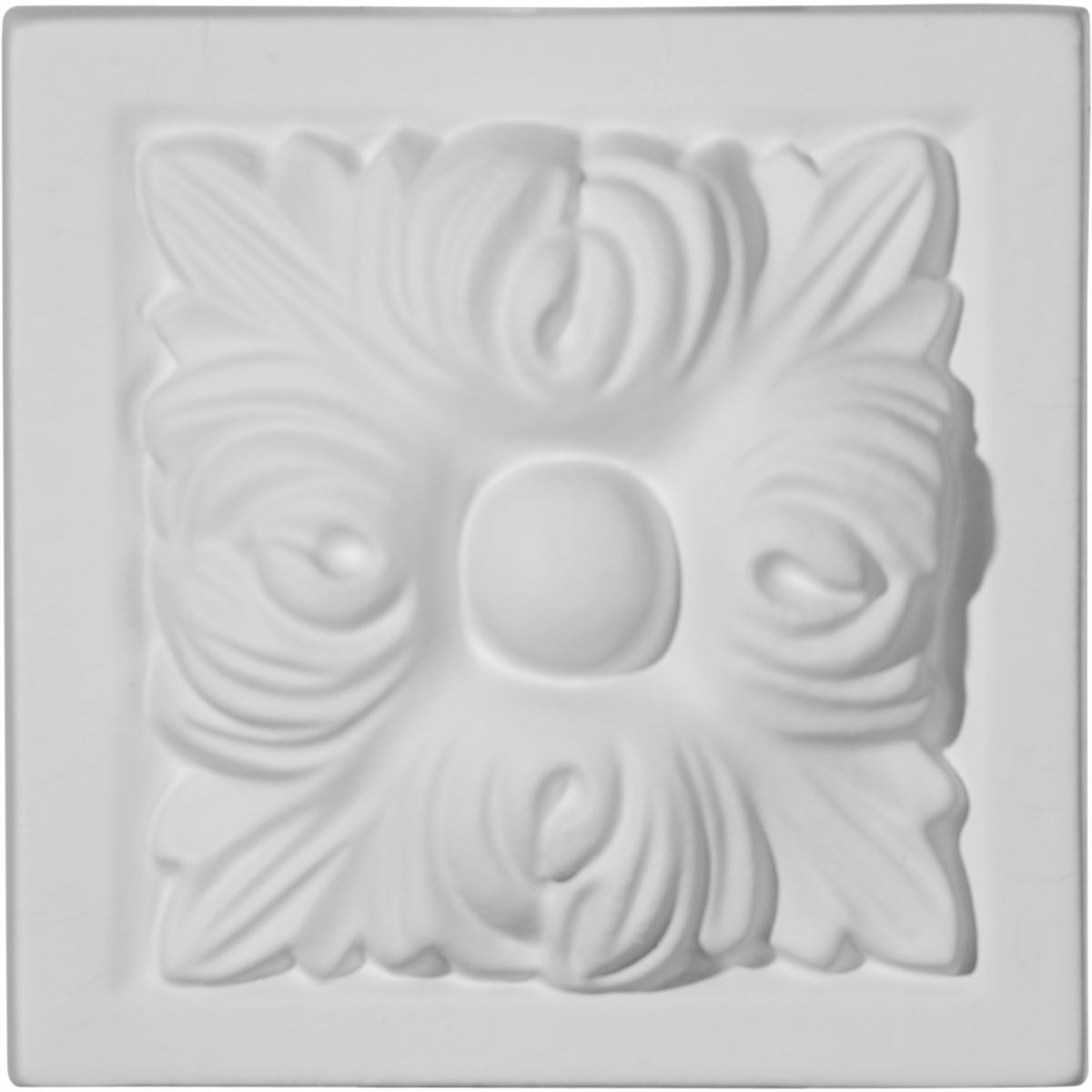 White Polyurethane Helene Decorative Plinth Block