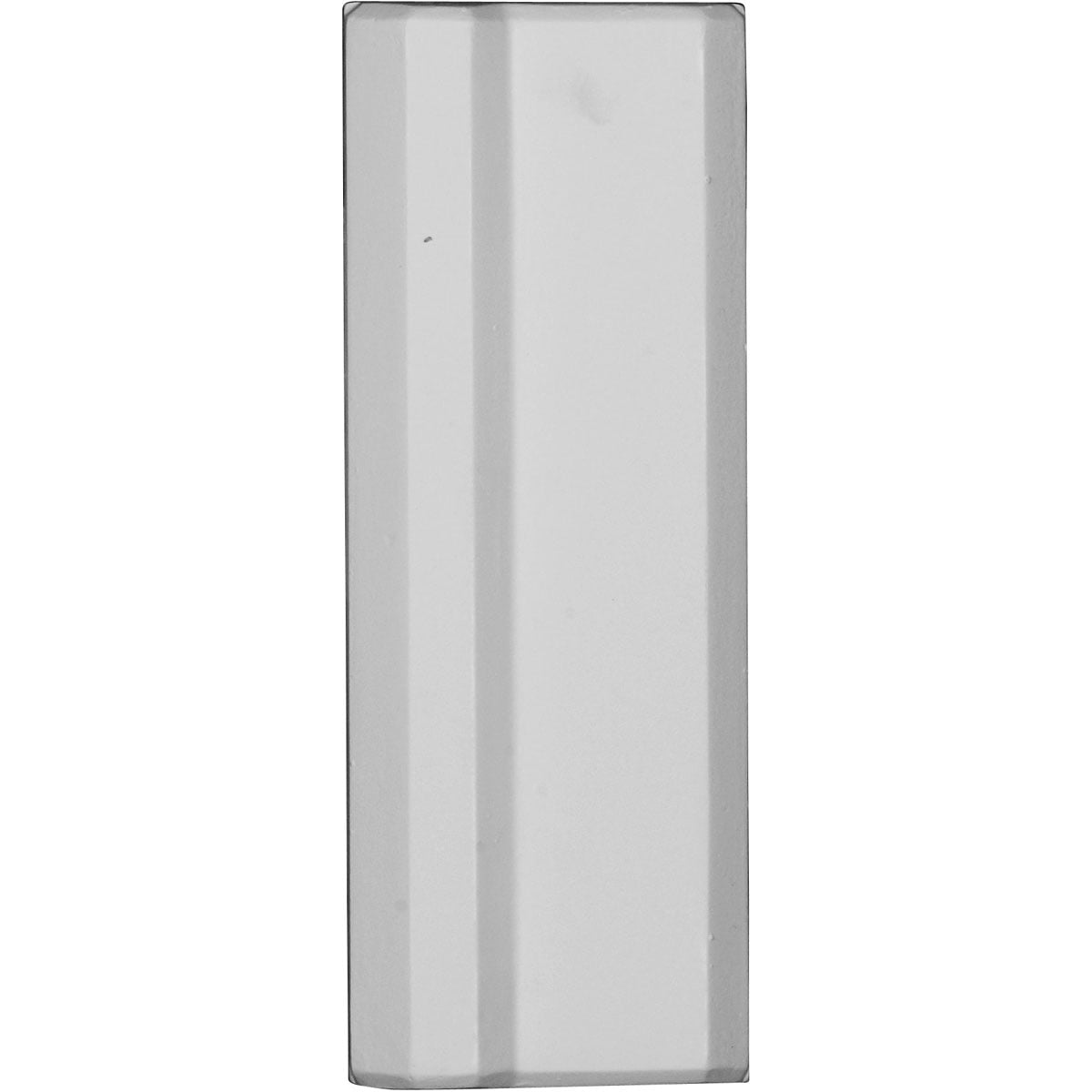 White Polyurethane Traditional Plinth Block 3.75" x 9.5"