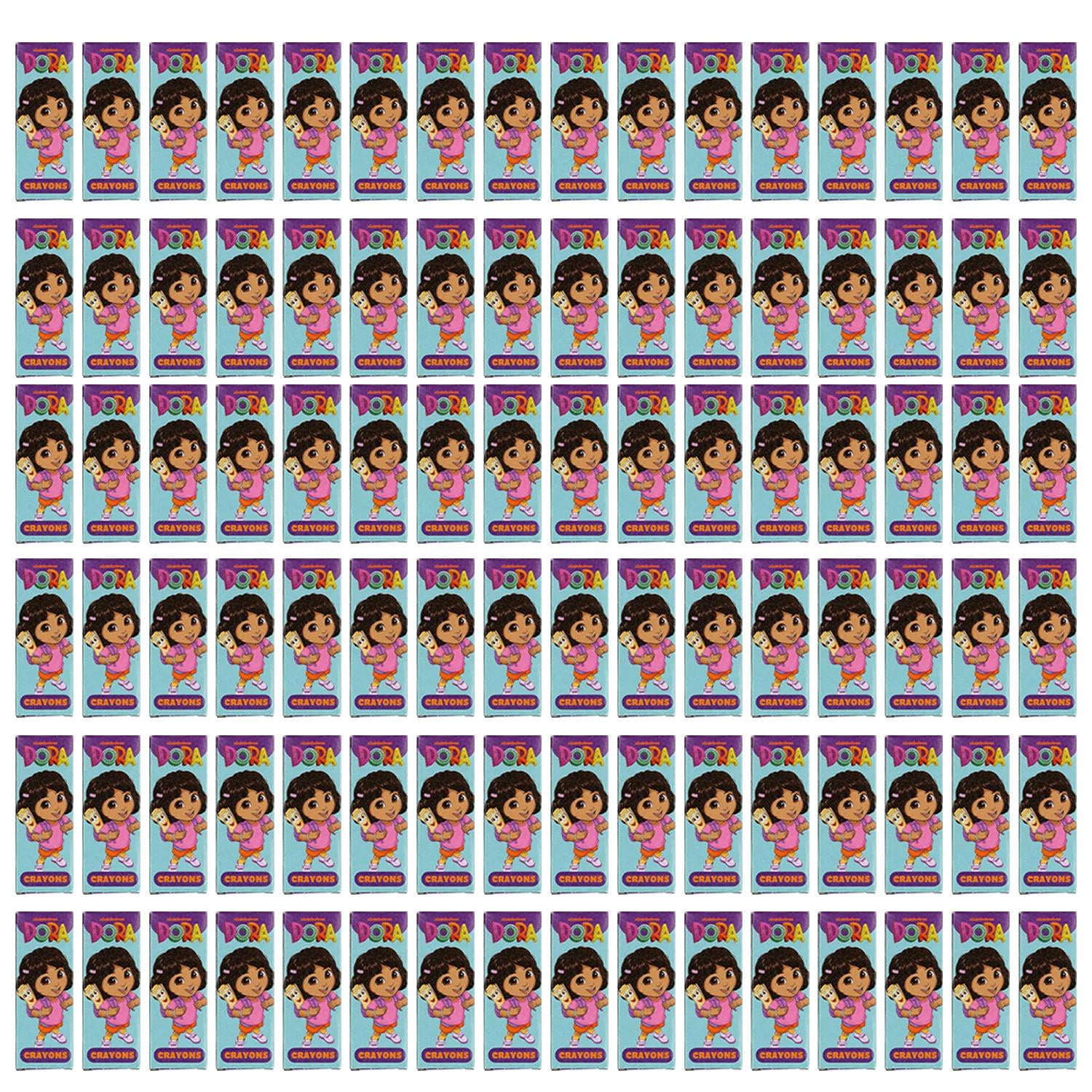 3 3/4" x 1 1/2" Bulk 96 Pc. 4-Color Dora the Explorer Crayon Boxes